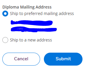 Mailing Address Preview